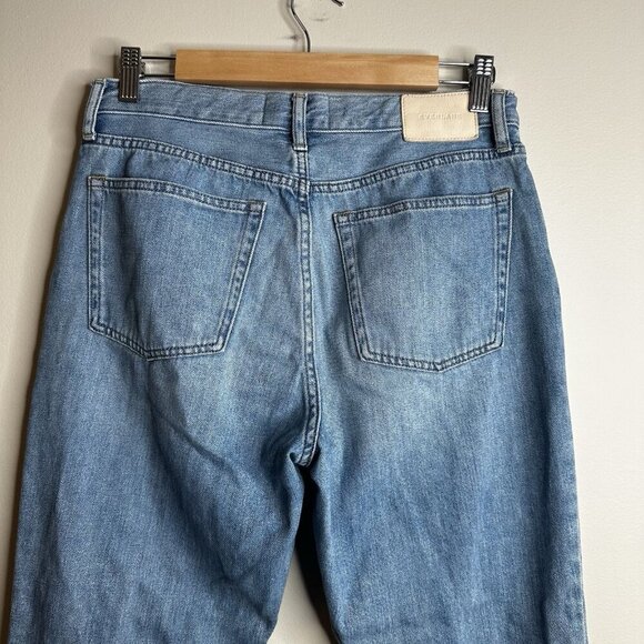 Everlane Womens Super Soft Straight Leg Jeans Size 28 Cotton Med Wash Mid Rise - Picture 7 of 12